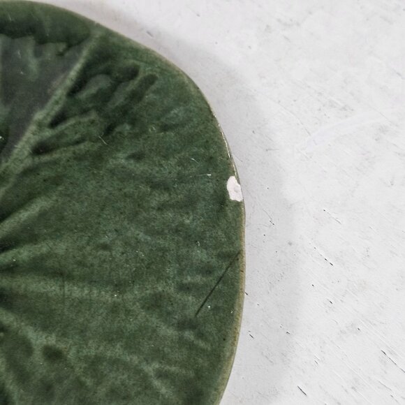 Hagen Renaker Lily Pad Miniature Figurine #246 Green *Chipped* - Picture 6 of 8